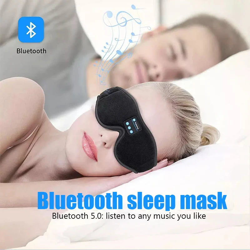 Bluetooth Sleep Mask Headphones | 3D Eye Mask for Relaxing Audio