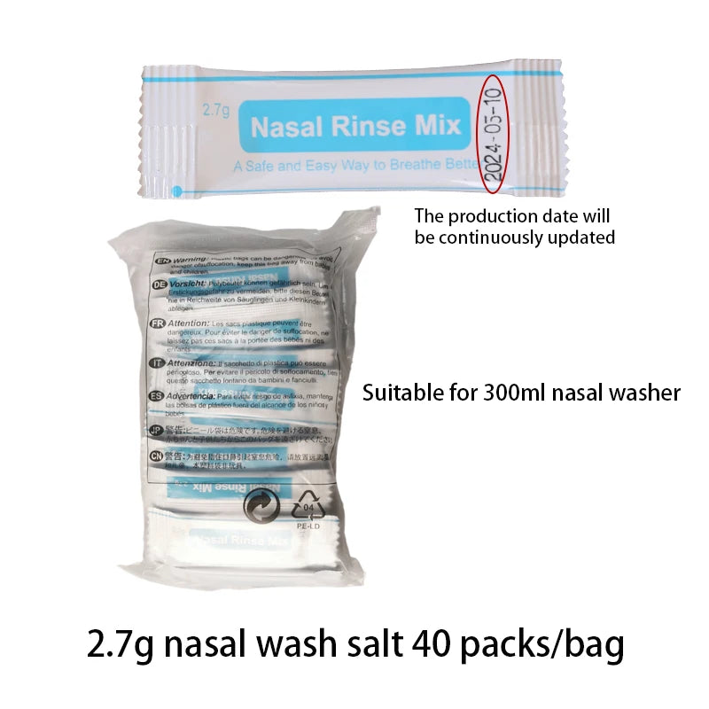 Nasal Rinse Bottle | Gentle Sinus Flush for Daily Fresh Breathing (300/500ml)