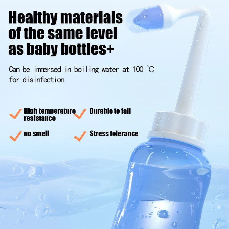 Nasal Rinse Bottle | Gentle Sinus Flush for Daily Fresh Breathing (300/500ml)