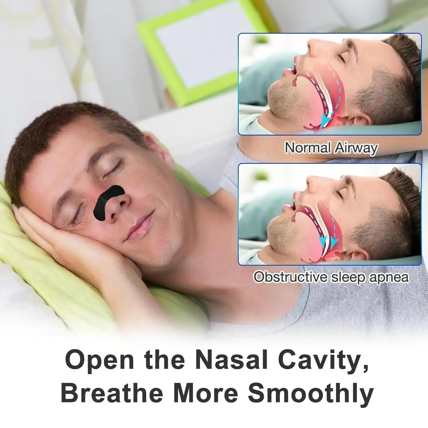 Nasal Breathing Support Strips | Comfortable Airflow Lift (Multi-Pack)
