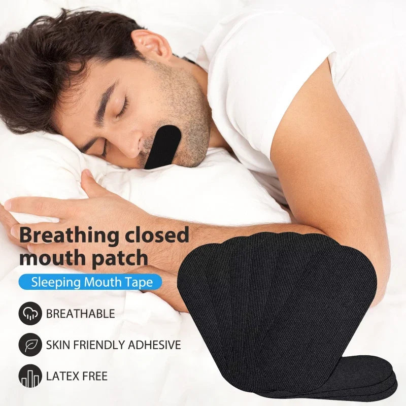 Gentle Mouth Tape Strips | Nighttime Nasal Breathing Support (30/60/90 Pack)