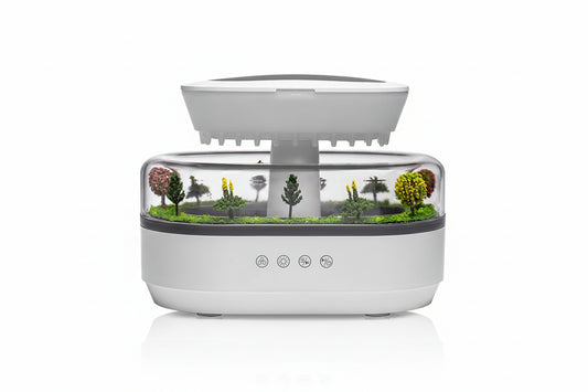 Raindrop Ultrasonic Aroma Humidifier with Ambient Light