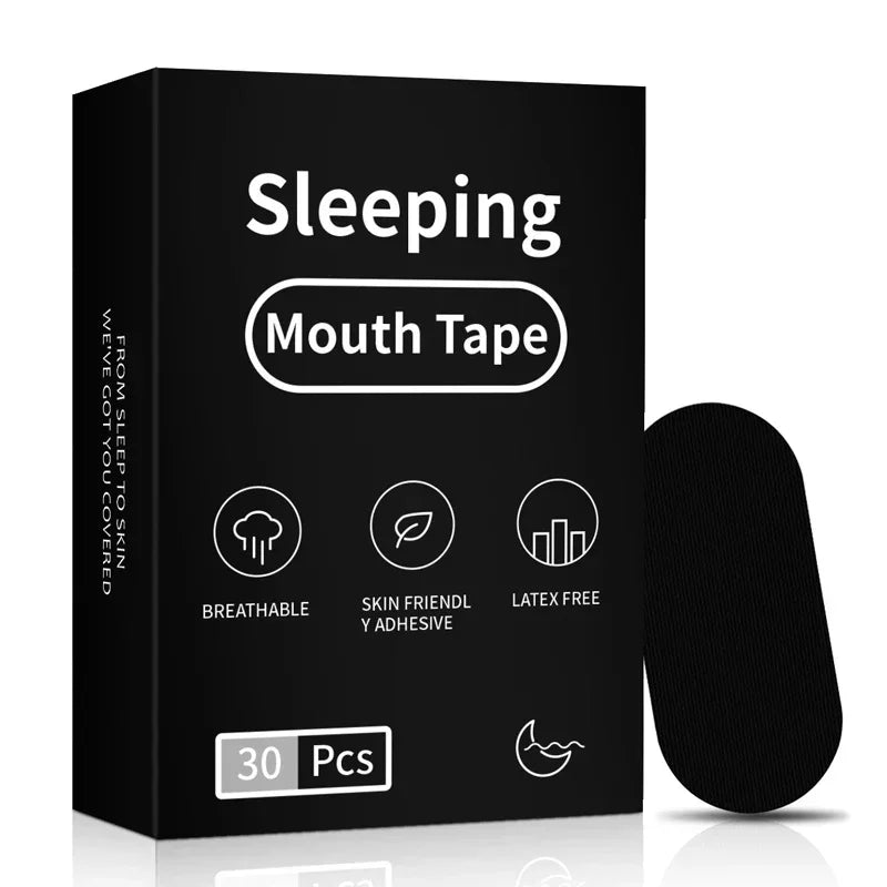 Gentle Mouth Tape Strips | Nighttime Nasal Breathing Support (30/60/90 Pack)