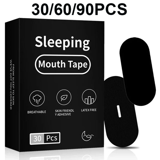 Gentle Mouth Tape Strips | Nighttime Nasal Breathing Support (30/60/90 Pack)