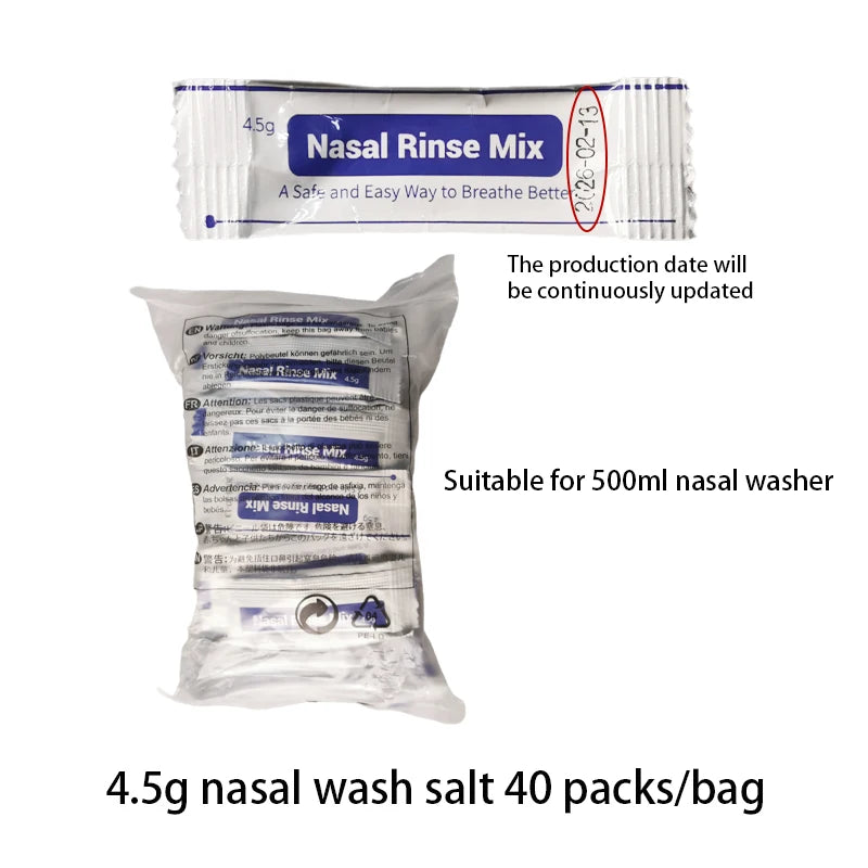 Nasal Rinse Bottle | Gentle Sinus Flush for Daily Fresh Breathing (300/500ml)