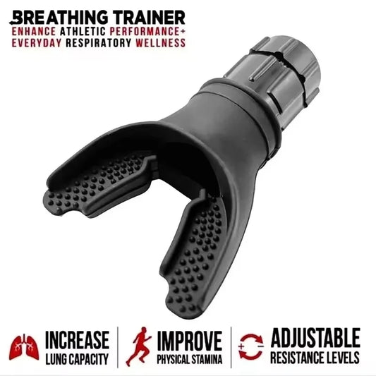 Adjustable Breathing Exerciser | Portable Lung Trainer for Endurance