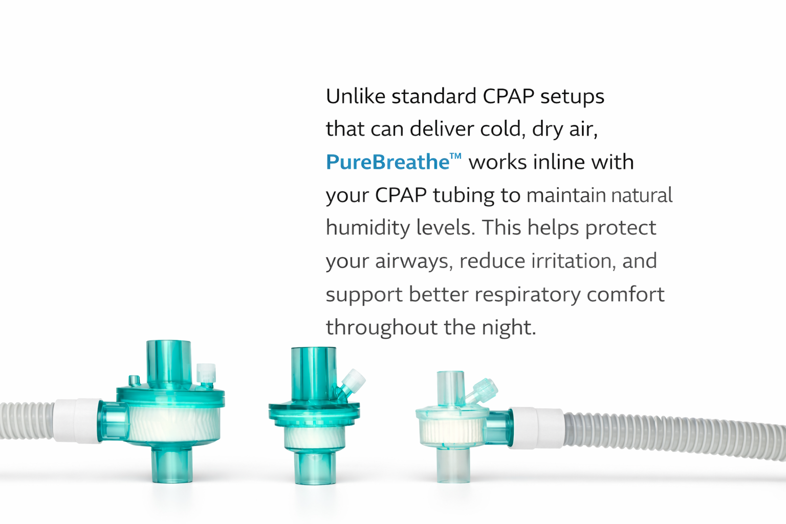 PureBreathe™ CPAP Bacterial Filter